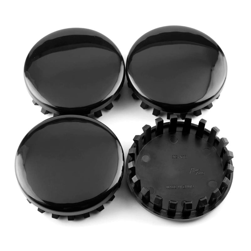GTOWNWORKS 3.25In 83MM Wheel Center Caps for Chevy Chevrolet Silverado Suburban Tahoe Yukon XL Sierra Van Savana Black Center Cover - Image 1
